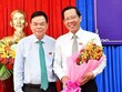 Đồng chí Võ Thành Hạo và đồng chí Phan Văn Mãi.