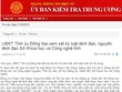 Ủy ban Kiểm tra Tỉnh ủy Đồng Nai xem xét kỷ luật cán bộ.
