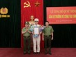 Thứ trưởng Bùi Văn Nam; Thứ trưởng Lương Tam Quang và Chánh Văn phòng Bộ Công an Tô Ân Xô tại buổi lễ. Ảnh: Bộ Công an.