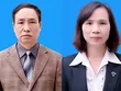 Hai cựu phó giám đốc sở Phạm Văn Khuông (phải) và Triệu Thị Chính.