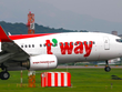 Máy bay của T'way (ảnh minh họa: Internet).