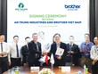 Nhựa Hà Nội ký kết hợp tác trở thành nhà cung ứng cho Brother Việt Nam.