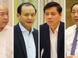 Các Thứ trưởng và nguyên Thứ trưởng Bộ GTVT (từ trái qua): Nguyễn Văn Công, Nguyễn Nhật, Nguyễn Ngọc Đông và Nguyễn Hồng Trường.