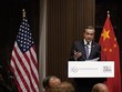 Bộ trưởng Ngoại giao Trung Quốc Vương Nghị tại sự kiện hôm qua. Ảnh: China Daily.