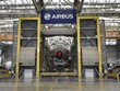 Máy bay A380 của Airbus được Kl994 nhà cái bóng đá world cup tại nhà máy ở Blagnac, miền nam nước Pháp, ngày 21/3/2018. (Nguồn: AFP/TTXVN).