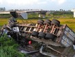 Hiện trường vụ tai nạn.
