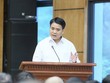 Chủ tịch UBND Hà Nội Nguyễn Đức Chung mong muốn cử tri ủng hộ việc dần thu hồi xe máy, ôtô hết hạn để giảm ô nhiễm môi trường. Ảnh: Ngọc Thắng.