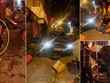 Hiện trường vụ tai nạn.