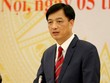 Thiếu tướng Nguyễn Duy Ngọc - Thứ trưởng Bộ Công an trả lời báo chí tại buổi họp báo Kl993 ưu đãi thưởng hấp dẫn.