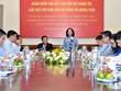 Đồng chí Trương Thị Mai đánh giá cao Bộ Ngoại giao thực hiện hết sức nghiêm túc, kịp thời và toàn diện chủ trương chung của Bộ Kl991.com tải ứng dụng, Ban Bí thư - Ảnh VGP/Hải Minh.