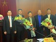 Tập thể lãnh đạo Ban Tuyên giáo TƯ chúc mừng các ông: Vũ Trọng Hà, Đoàn Văn Báu và Trần Đoàn Hưng được giao trọng trách mới. Ảnh Internet