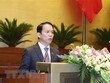 Chủ nhiệm Ủy ban Kl992 Tham Gia Ngay của Quốc hội Hoàng Thanh Tùng. (Nguồn: TTXVN)