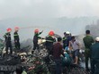 Hiện trường vụ cháy. (Ảnh: Huỳnh Thế Anh/TTXVN)