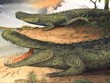 Cá sấu caiman tiền sử nặng ngang voi châu Á ngày nay. Ảnh: AFLY.