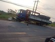 Hiện trường vụ tai nạn. (Nguồn: baolongan.vn)
