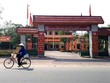 Trụ sở UBND xã Thạch Bằng nơi ông Phan Đình Cương công tác.