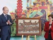 Bức tranh “Phố Phái” được lựa chọn để giới thiệu 
trong lễ khai trương văn phòng UOB tại Hà Nội tháng 8/2019.