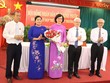 Lãnh đạo tỉnh Bình Phước chúc mừng đồng chí Trần Tuyết Minh được bầu giữ chức Phó Chủ tịch UBND tỉnh.