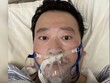 Bác sĩ Lý Văn Lượng trong bệnh viện sau khi nhiễm nCoV. Ảnh: Weibo.
