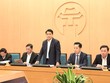 Hà Nội họp Ban Chỉ đạo công tác phòng, chống dịch bệnh viêm đường hô hấp cấp do chủng mới của virus nCoV chiều 7/2.