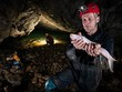Daniel Harries tìm thấy loài cá lớn trong hang Um Ladaw ở Ấn Độ. Ảnh: National Geographic.