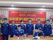 Trung tướng Hoàng Văn Đồng chứng kiến nội dung ký bàn giao chức trách, nhiệm vụ Chính ủy, Bí thư Đảng ủy Vùng Cảnh sát biển 1.