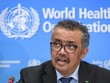 Tổng giám đốc của Tổ chức Y tế Thế giới (WHO) Tedros Adhanom Ghebreyesus trong buổi họp báo tại trụ sở hôm 24/2. Ảnh: AFP. 