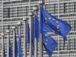 Bên ngoài cơ quan Liên minh châu Âu tại Brussels. (Nguồn: AP).