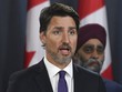 Thủ tướng Trudeau trong một cuộc họp báo hồi tháng một ở thủ đô Ottawa. Ảnh: AP.