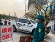 Khu vực cách ly nhiều người tại Khách sạn Bưu điện, tỉnh Quảng Ninh. (Ảnh: Thuỳ Giang/Vietnam+).