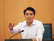 Chủ tịch UBND Hà Nội Nguyễn Đức Chung tại cuộc họp chiều 3/4.