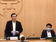 Bí thư Thành ủy Hà Nội Vương Đình Huệ phát biểu.