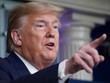 Trump phát biểu trong cuộc họp báo tại Nhà Trắng hôm 16/4. Ảnh: AFP.