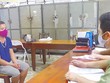 Đối tượng Phạm Văn Hải làm việc tại cơ quan công an. (Nguồn: Công an huyện Phú Bình).