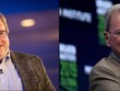 Tỷ phú Reid Hoffman và cựu CEO Google Eric Schmidt là hai trong số các ông trùm Thung lũng Silicon ủng hộ ứng viên đảng Dân Chủ. Ảnh: Getty Images.