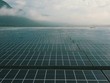 Trang trại pin điện mặt trời dưới chân Núi Cấm.