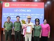 Thượng tá Trần Văn Cung được bổ nhiệm giữ chức Phó giám đốc Công an tỉnh Kiên Giang.