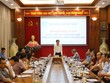 Phó tổng giám đốc phụ trách, quản lý điều hành BHXH Việt Nam Đào Việt Ánh chủ trì Hội nghị.