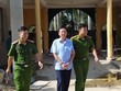 Lê Hùng Mạnh tại cơ quan công an. (Ảnh: CATH).