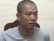 Ngọc lúc bị bắt sáng nay. Ảnh: Công an cung cấp.