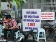 Nhà hàng, quán ăn trên địa bàn Hà Nội thực hiện giãn cách phòng dịch Covid-19.