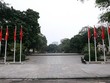 Quảng trường phía trước tượng đài Lý Thái Tổ, Hà Nội. (Ảnh: Anh Tuấn/TTXVN).