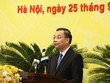 Thủ tướng phê chuẩn kết quả bầu chức vụ Chủ tịch UBND TP Hà Nội nhiệm kỳ 2016-2021 đối với ông Chu Ngọc Anh. (Ảnh: Văn Điệp/TTXVN).