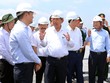 Phó Thủ tướng Trương Hòa Bình thị sát Khu tái định cư Lộc An - Bình Sơn ngày 30/9.
