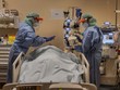 Điều trị Covid-19 ở Italy. Ảnh: New York Times.