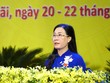 Đồng chí Bùi Thị Quỳnh Vân tái đắc cử Bí thư Tỉnh ủy Quảng Ngãi. Ảnh: VGP/Lưu Hương.