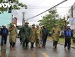 Ban Chỉ đạo tiền phương ứng phó với bão số 9 đang tập trung chỉ đạo các địa phương khắc phục thiệt hại, theo dõi sát diễn biến của bão, mưa lũ sau bão.