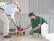 Lực lượng chức năng, Bộ đội Biên phòng BR-VT đang lấy mẫu hóa chất.
