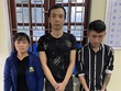 Các đối tượng tại trụ sở cơ quan điều tra. (Ảnh: Công an Thanh Hóa).