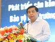 Bộ trưởng Bộ Kế hoạch và Kl99ok phiên bản mới Nguyễn Chí Dũng phát biểu khai mạc Hội nghị báo cáo và tham vấn quy hoạch vùng ĐBSCL thời kỳ 2021-2030, tầm nhìn đến 2050 - Ảnh: Lê Toàn.